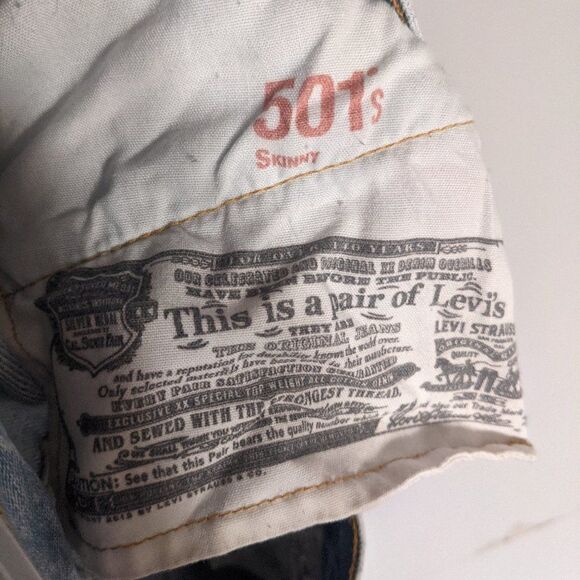 LEVI’S | 501 High-Waisted Skinny 'Clear Minds' - Picture 9 of 11